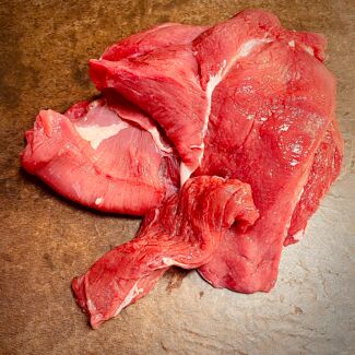 Salami-Fleisch vom Rehwild, Verarbeitungsfleisch, 90% Mageranteil, 10% Fettanteil